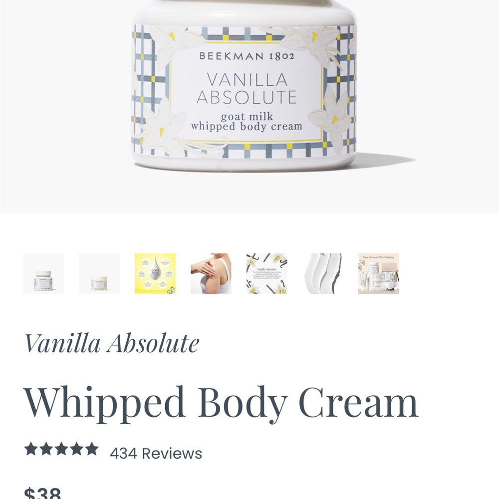 Beekman 1802 Vanilla Absolute Cream